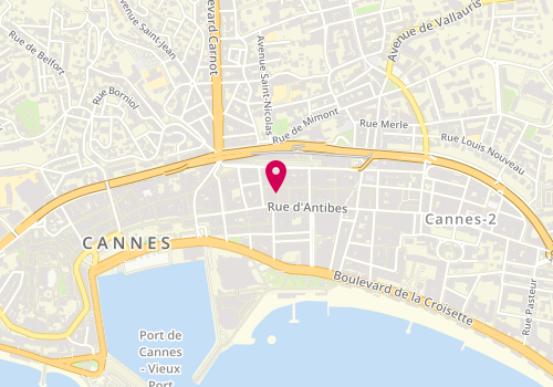 Plan de Louis Pion Cannes, 5-7, Rue du 24 Août
Galeries Lafayette, 06400 Cannes