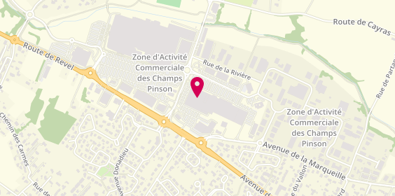 Plan de Le Donjon, C. Centre Commercial Leclerc
5 allée des Champs Pinsons, 31650 Saint-Orens-de-Gameville