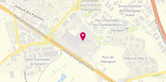 Plan de Marc Orian, Centre Commercial Carrefour Grand Sud
avenue des Platanes, 34970 Pérols