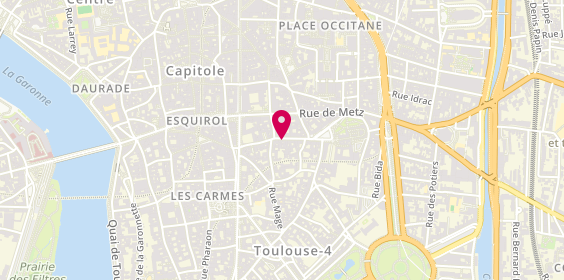 Plan de Joaillerie Piquemal-Baron, 27 Rue Croix Baragnon, 31000 Toulouse