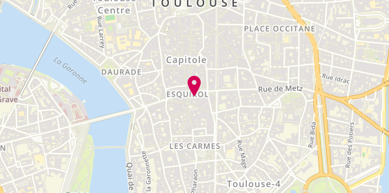 Plan de Bijouterie Pujol, 7 place Etienne Esquirol, 31000 Toulouse