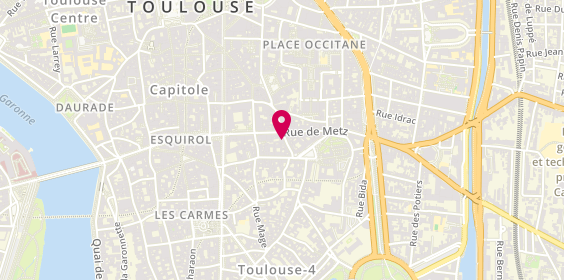 Plan de Joaillerie Nicolas Tourrel, 13 Rue Boulbonne, 31000 Toulouse
