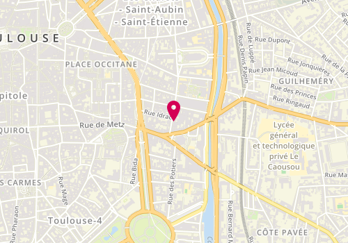 Plan de The Boho Society, 6 Rue Pierre-Paul Riquet, 31000 Toulouse