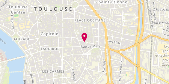 Plan de Germain Daniel PIQUEPE, 16 rue d'Astorg, 31000 Toulouse