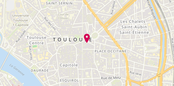 Plan de Louis Pion, 77 Rue Alsace Lorraine 4 Rue Lapeyrouse, 31000 Toulouse