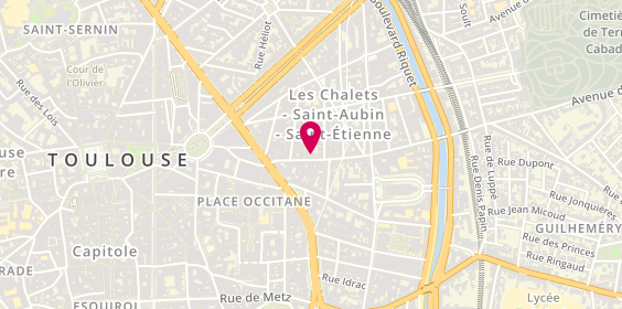 Plan de Marc FREZAL artisan metier d'Art en horlogerie bijouterie, 24 Rue de la Colombette, 31000 Toulouse