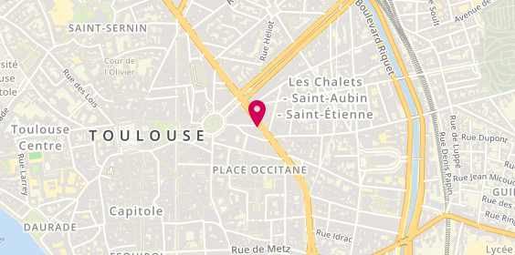 Plan de Eric MIAILHES Joaillier Gemmologue, 69 Boulevard Lazare Carnot, 31000 Toulouse