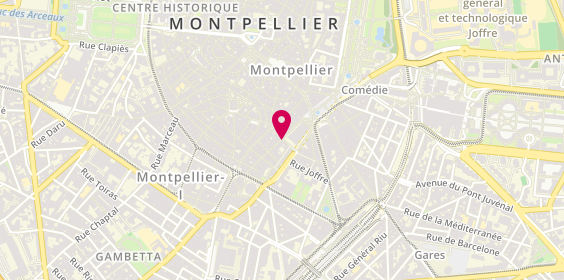 Plan de Bijouterie Pruniaux, 2 Place Moliere, 34000 Montpellier