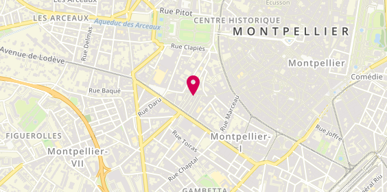 Plan de La Perle d'Or, 33 Rue du Faubourg du Courreau, 34000 Montpellier