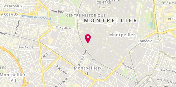 Plan de L'Atelier de Saint Guilhem, 54 Rue Saint-Guilhem, 34000 Montpellier