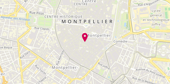 Plan de Frayssinet Joaillier Bordeaux, 9 Rue de l'Ancien Courrier, 34000 Montpellier