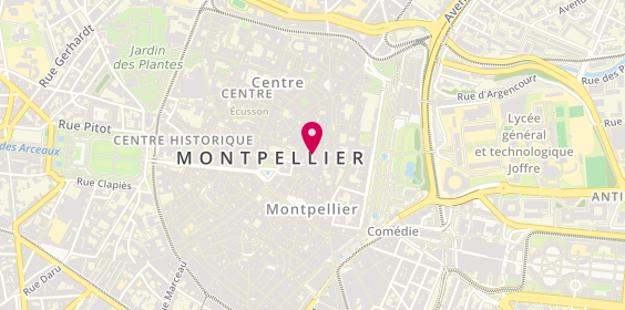 Plan de La Broche d'Eugénie, 29 Rue de l'Aiguillerie, 34000 Montpellier