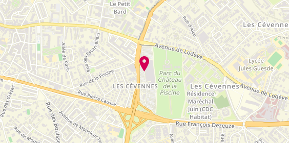 Plan de Bijouterie FABIOR, 129 Bis avenue de Lodeve, 34070 Montpellier