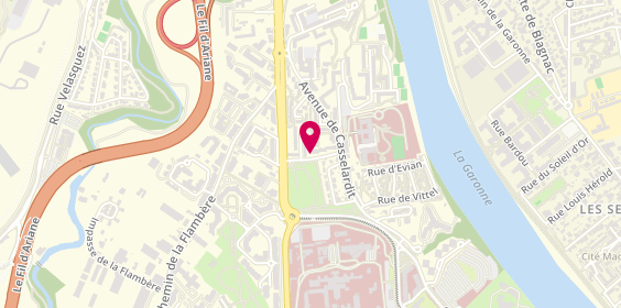 Plan de Le Donjon, Centre Commercial Carrefour Purpan
36 Route de Bayonne, 31300 Toulouse