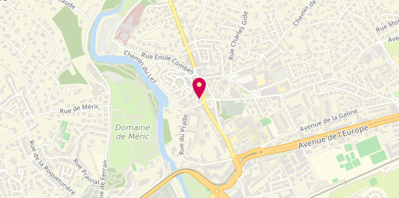 Plan de Bijouterie Bonnet, 18 avenue Aristide Briand, 34170 Castelnau-le-Lez