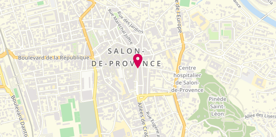 Plan de Eden Cuir, 65 Cours Gimon, 13300 Salon-de-Provence