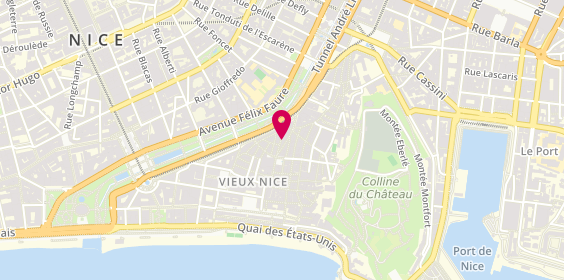 Plan de Comme Par Magie, 8 Rue du Pont Vieux, 06300 Nice