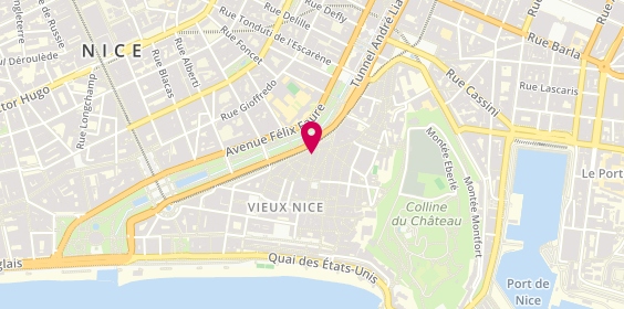 Plan de Curioza : Bijouterie Vieux Nice, 2 Rue de la Boucherie, 06000 Nice