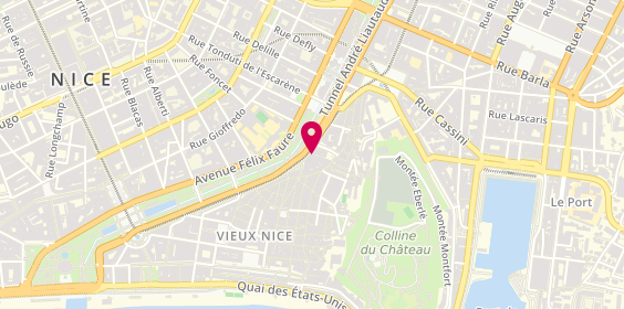 Plan de Bijouterie Yasmine, 14 Boulevard Jean Jaurès, 06300 Nice