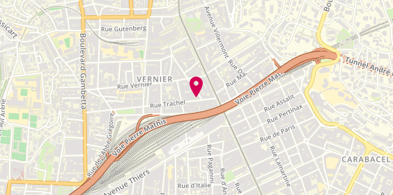 Plan de GAMBIER Thierry B, 8 Rue Trachel, 06000 Nice