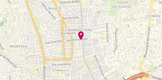 Plan de Bonanza Paris, 23 Rue Michel-Ange, 06100 Nice