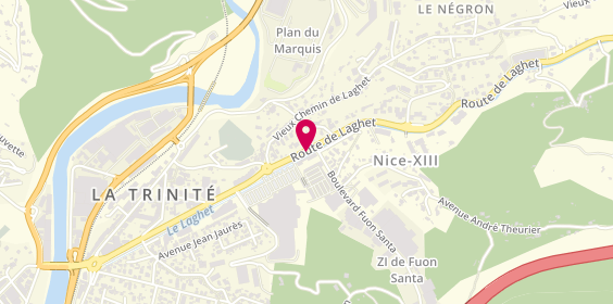 Plan de Bijouterie Pierre Roux, Centre Commercial 2 Route Laghet, 06340 La Trinité