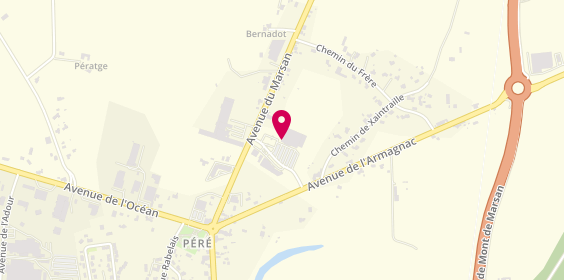 Plan de Anamorphose, C.C Intermarché
Route de Mont de Marsan, 40500 Saint-Sever