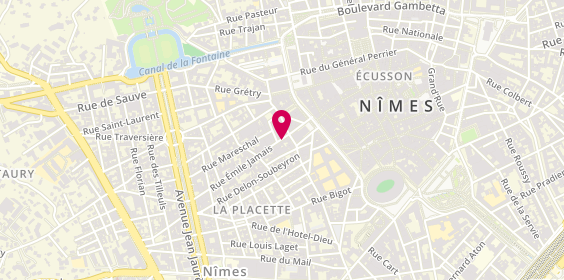 Plan de La Montre Nîmes, 1 Rue Emile Jamais, 30900 Nîmes