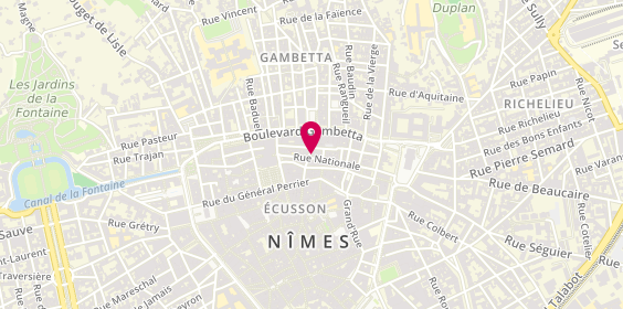 Plan de Milhau, 32 Rue Nationale, 30000 Nîmes