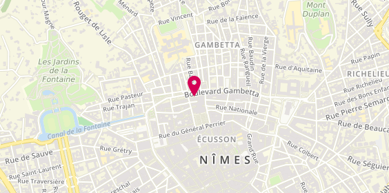 Plan de Nimes Serti Teda, 20 Boulevard Gambetta, 30000 Nîmes