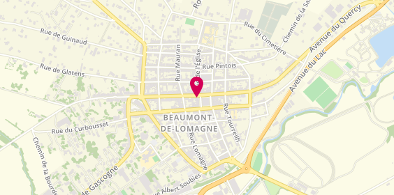 Plan de Maison Gesse, 19 place Gambetta, 82500 Beaumont-de-Lomagne
