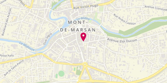 Plan de Anamorphose, 21 place Saint-Roch, 40000 Mont-de-Marsan