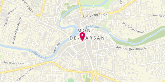 Plan de Comptoir Or France - Achat Or - Mont de Marsan, 6 Rue Frédéric Bastiat, 40000 Mont-de-Marsan