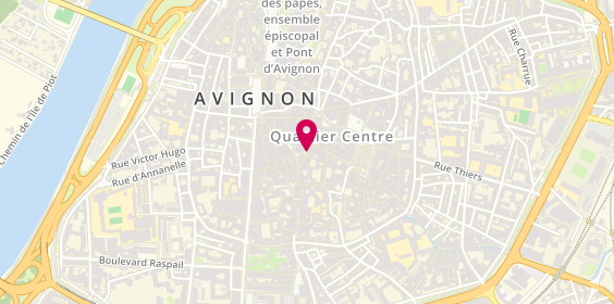 Plan de Gris Perle, 27 Rue des Fourbisseurs, 84000 Avignon