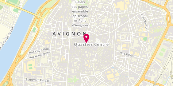 Plan de Argor, 21 Rue du Vieux Sextier, 84000 Avignon