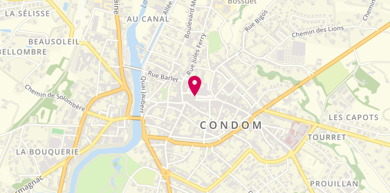 Plan de Bijouterie Azara, 8 Rue Charron, 32100 Condom