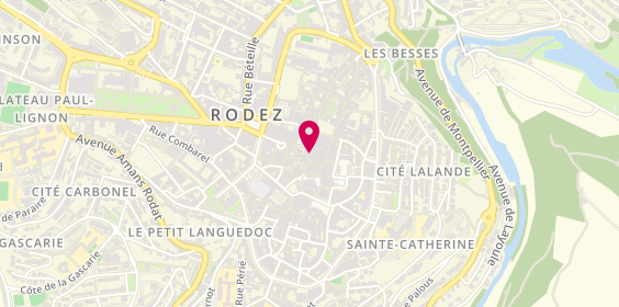 Plan de Bijouterie Jérôme Astorg, 10 Rue du Touat, 12000 Rodez