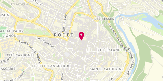 Plan de Bijouterie VERNHES, 22 Rue du Touat, 12000 Rodez