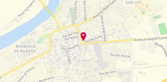 Plan de Horlogerie Bijouterie Loubat, 5 Rue des Écoles, 47110 Sainte-Livrade-sur-Lot