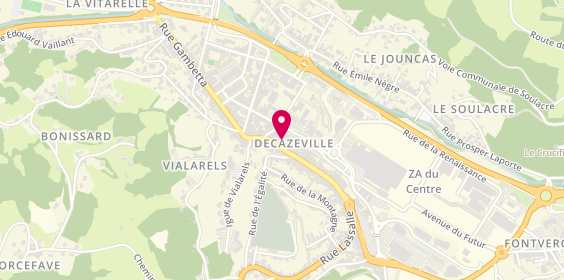 Plan de Bijouterie Vernhes, 56 Rue Cayrade, 12300 Decazeville