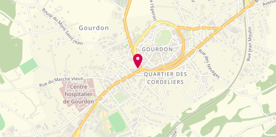 Plan de DUCOURTIEUX François, Boulevard Aristide Briand, 46300 Gourdon