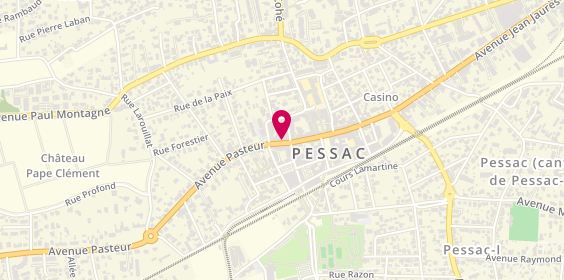 Plan de Bijouterie Pochon, 54 avenue Pasteur, 33600 Pessac