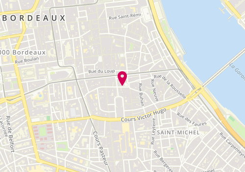Plan de G&H Bijoux, 5 Rue Ayres, 33000 Bordeaux