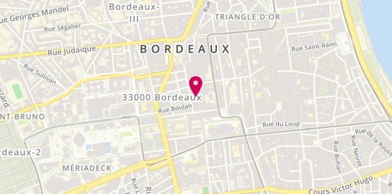 Plan de Bijouterie Pierre MEGUERDITCHIAN, 55 Rue des Remparts, 33000 Bordeaux