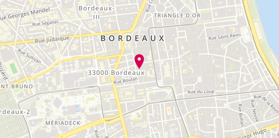 Plan de Bebou la coquette, 47 Rue des Remparts Rue Des, 33000 Bordeaux
