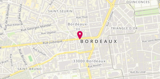 Plan de Bijouterie CANTE Stéphane, 32 Rue Judaïque, 33000 Bordeaux