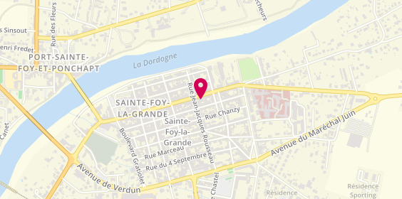 Plan de Atelier de Bijouterie Lilor, 107 Rue de la République, 33220 Sainte-Foy-la-Grande