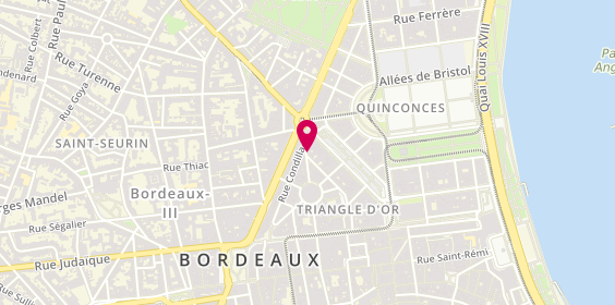 Plan de Comptoir Bordelais du Bijou d'Occasion - Achat Or Bordeaux Vente Or Bordeaux, 18 Rue Jean Jacques Rousseau, 33000 Bordeaux