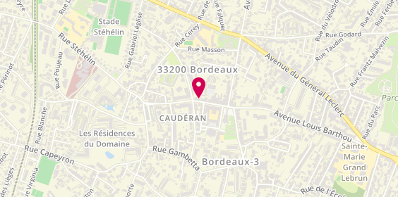 Plan de Joaillerie Caminade SARL, 185 avenue Louis Barthou, 33200 Bordeaux