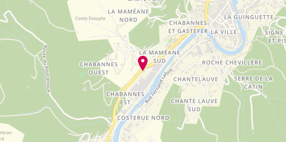 Plan de Bijoux Anaïs et Louise, 49 avenue de Chabannes, 07160 Le Cheylard